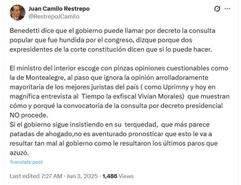 - crédito @RestrepoJCamilo/X