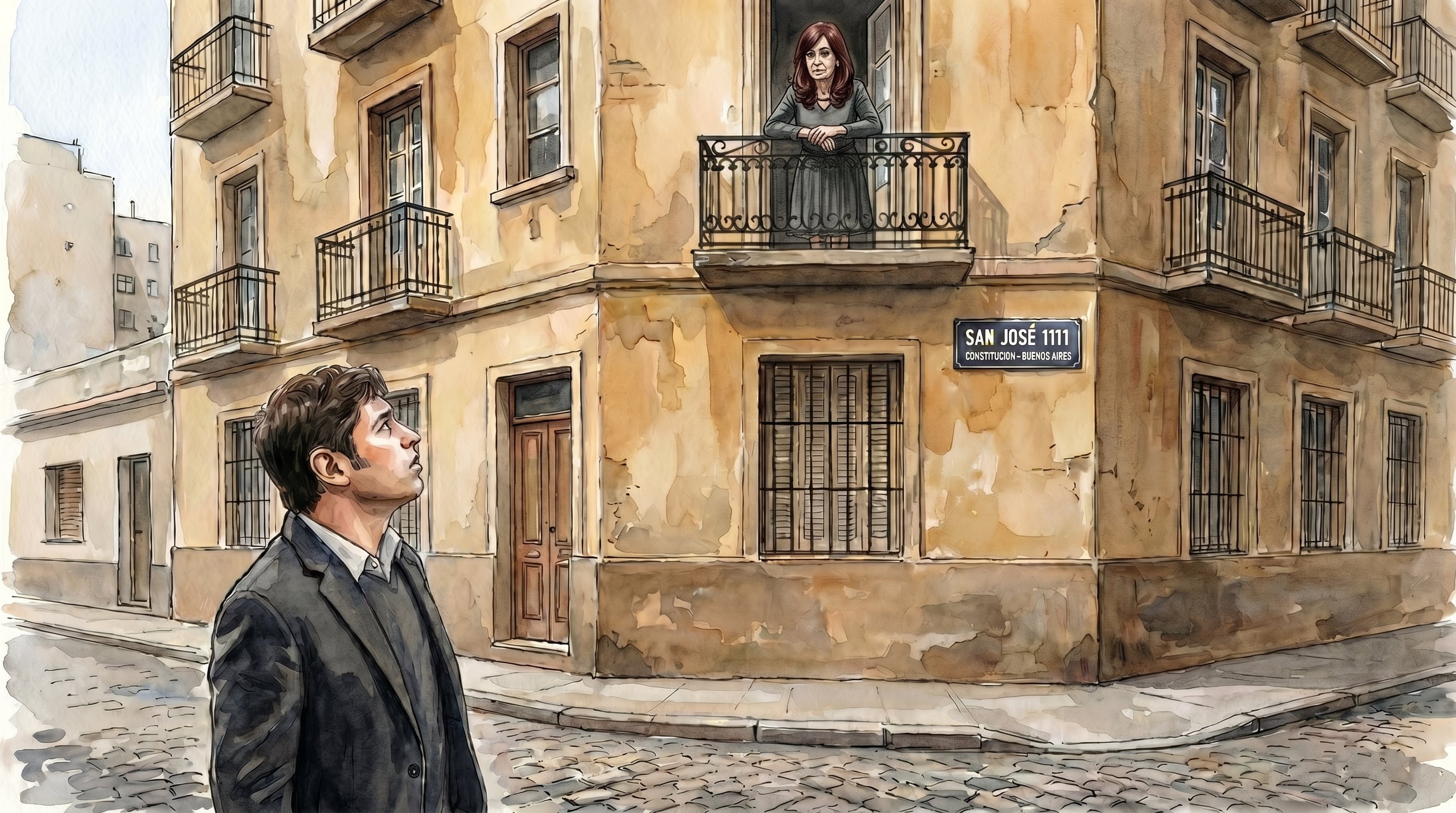 El kirchnerismo quiere que Kicillof vaya a visitar a CFK a San José 1111 (Imagen Ilustrativa Infobae)