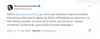 María Fernanda Cabal reavivó el