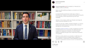 El abogado José Luis Moreno compartió su respuesta luego del traslado de su cliente Olmedo López a la cárcel La Picota, en Bogotá, en un video desde su cuenta de Instagram el martes 6 de octubre de 2026 - crédito @josemorenopenalista/IG
