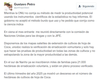 Mensaje del presidente Gustavo Petro