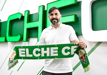 Eder Sarabia, entrenador del Elche