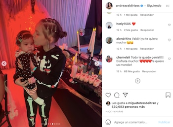 Fotografía tomada de Instagram @andreavaldirisos