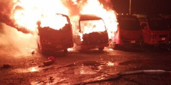 De los hechos resultaron tres