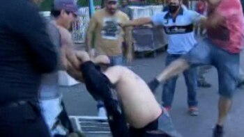 Incidentes acto frente de todos Merlo