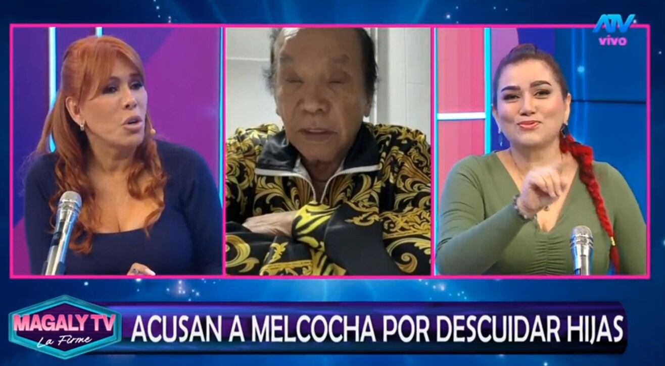 Magaly Medina encara en vivo a Monserrat por impedir que Melcochita rehaga su vida. Captura: Magaly Tv La Firme.