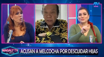 Magaly Medina encara en vivo a Monserrat por impedir que Melcochita rehaga su vida. Captura: Magaly Tv La Firme.