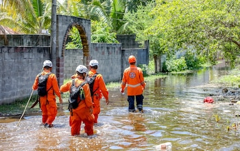 El paso de la tormenta Cristina en El Salvador dejó 170 viviendas inundadas y más de 80 familias evacuadas recientemente./ (Cortesía Secretaría de Prensa).
