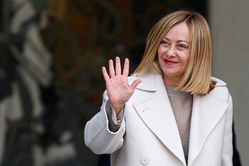 Tras su visita, Meloni aseguró