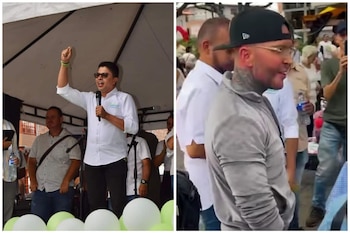 A la izquierda se encuentra