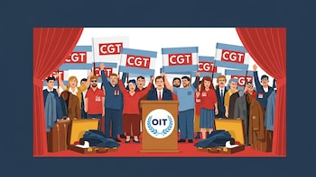 La CGT se aleja del paro general y se acerca a Europa: desembarco masivo de dirigentes en la conferencia de la OIT