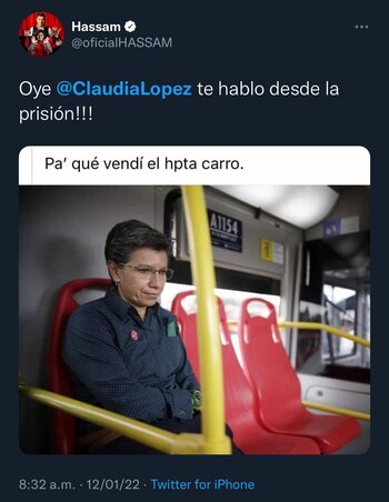 Tomado de Twitter @OficialHASSAM