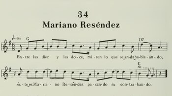 Corrido de Mariano Reséndez. (Captura