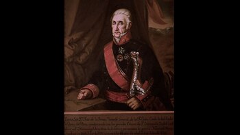 Pintura de último virrey del