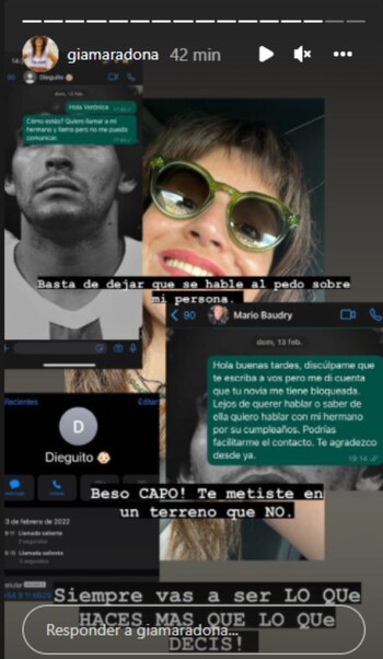 La primera story de Giannina