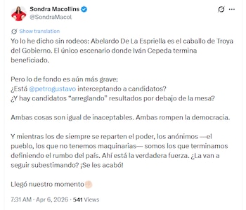 - crédito @SondraMacol/X