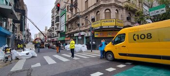 Desalojaron un edificio en Balvanera