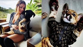 Metrioz Withz posó con animales