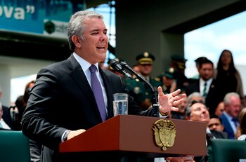 En la imagen, el presidente