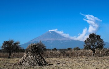 El Popocatépetl se encuentra en