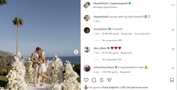 El compromiso entre el ex F1 Logan Sargeant y su pareja