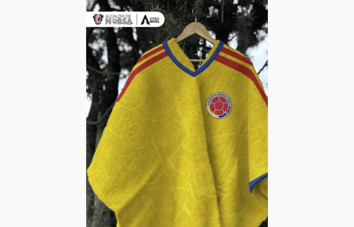 Esta es la única fotografía que hay de la prenda - crédito Alcaldía de Nobsa