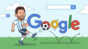 Qué pasa si buscás la palabra “Messi” en Google