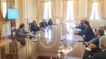 Alberto Fernández recibió a empresarios