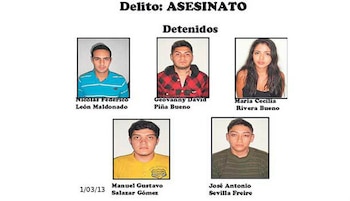 Los cinco jóvenes que estuvieron