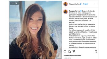 El posteo de Instagram en