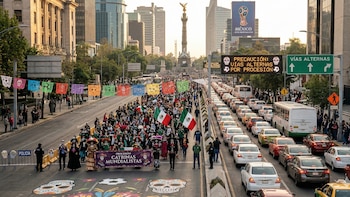 Calles cerradas y rutas alternas