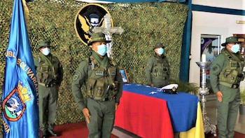 Honras funbres del SM3 Ándriel