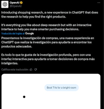 OpenAI presente su nuevo buscador de comprar en ChatGPT.