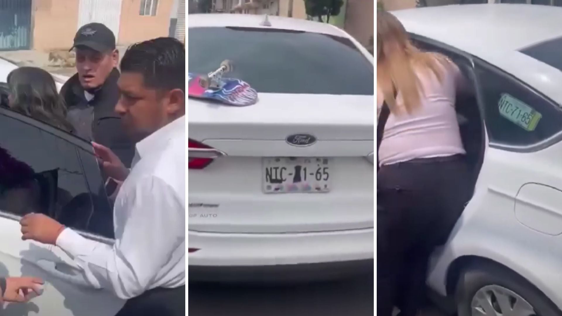 Detención de joven por presuntos ministeriales en Chicoloapan, Edomex (especial)