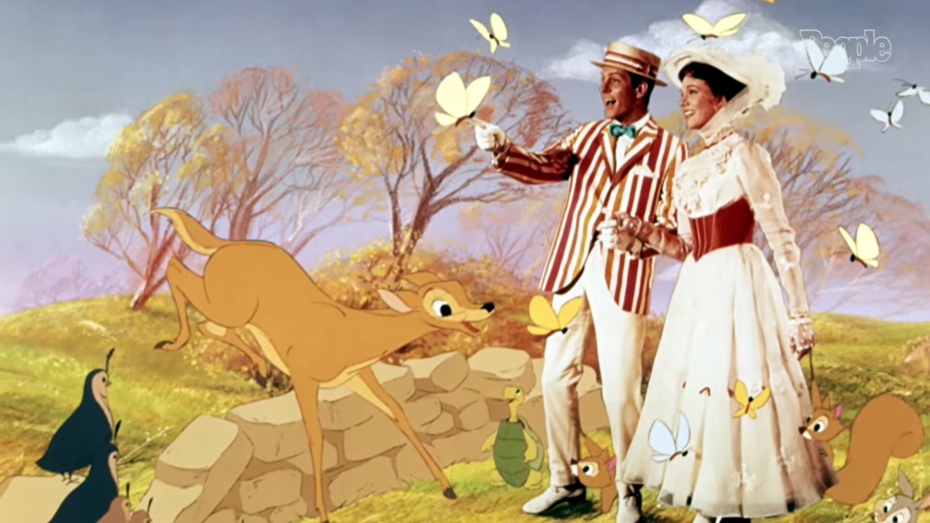 Van Dyke compartió anécdotas inéditas sobre el rodaje de Mary Poppins y su relación profesional con Julie Andrews (Disney/People)