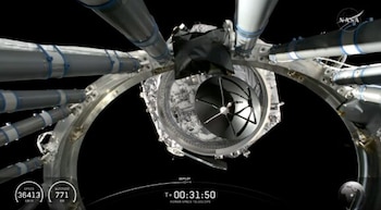 El telescopio Nancy Grace Roman tardará unos tres meses en llegar a L2, antes de activar sus instrumentos y comenzar su fase científica
(NASA)