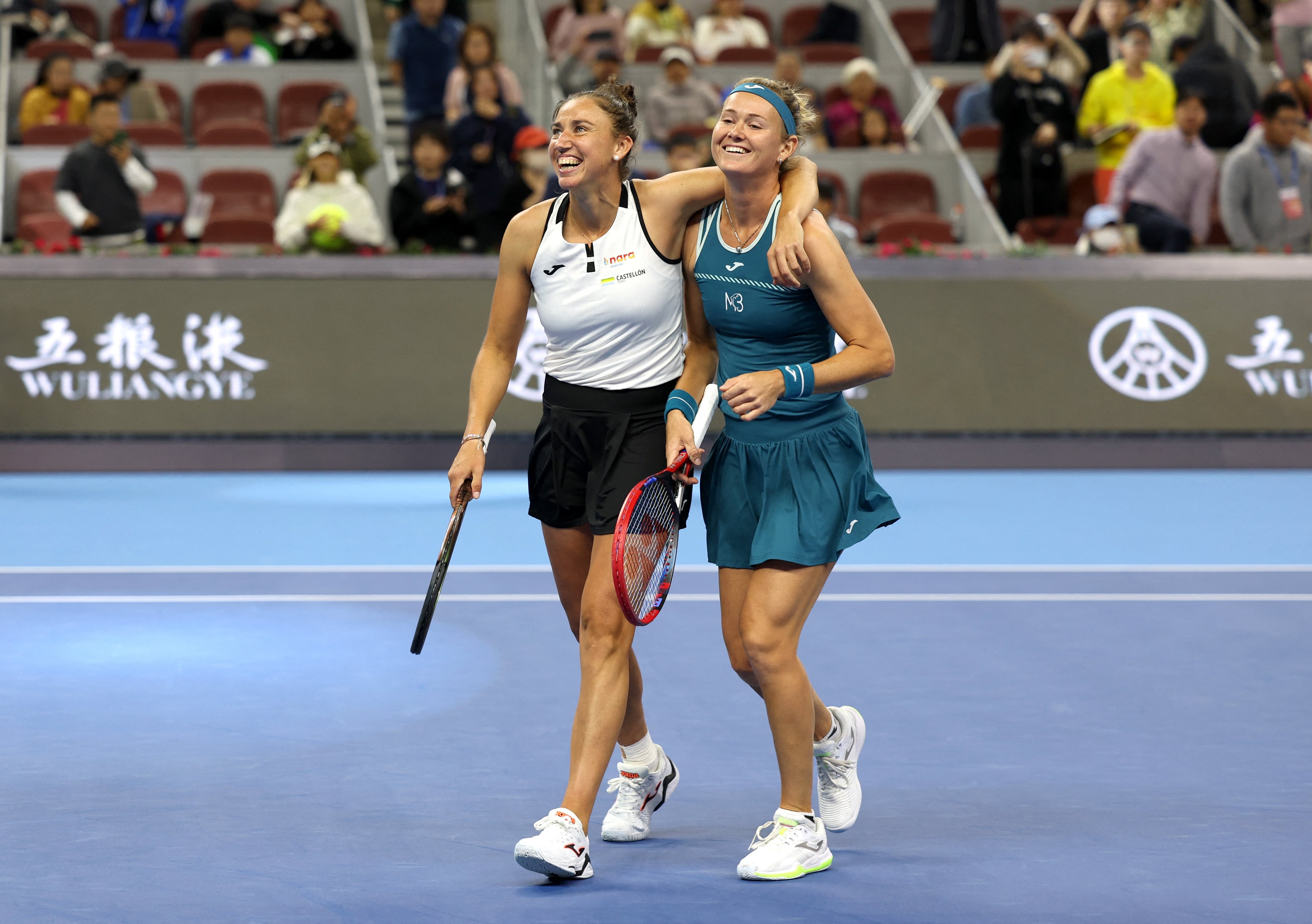 La dupla con la mexicana también se encuentra en buen momento. (REUTERS/Florence Lo)