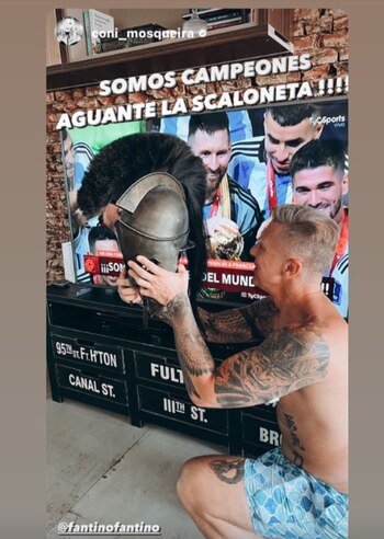 Fantino en el posteo de