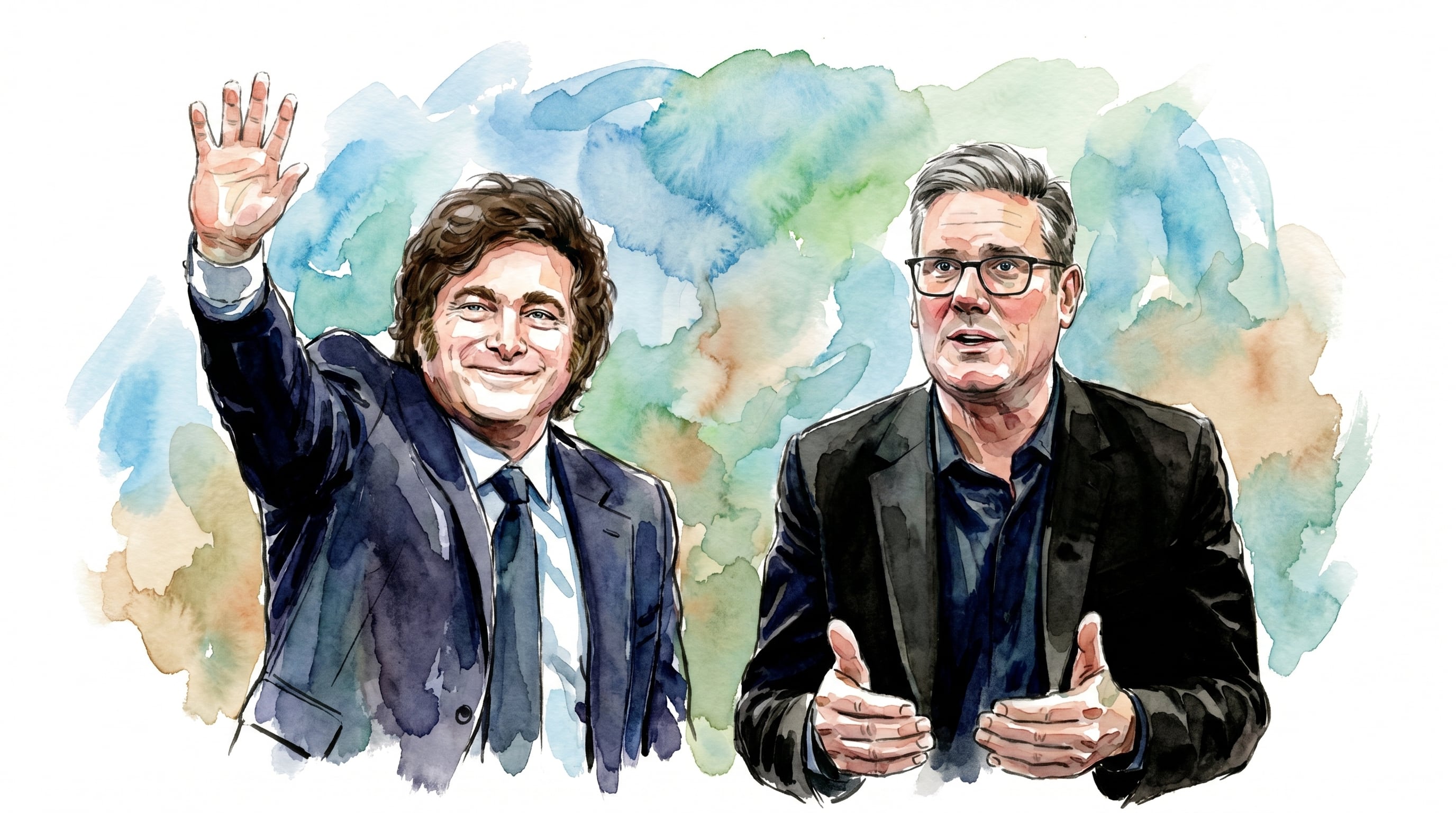 Javier Milei y Keir Starmer (Imagen Ilustrativa Infobae)