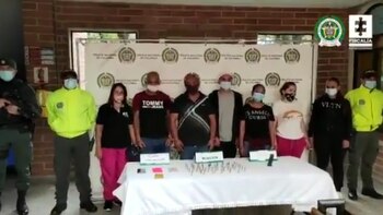 A los presuntos delincuentes se