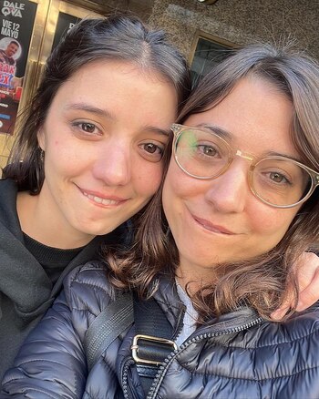 La emoción de Julia Tozzi