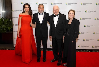 Nick Clooney y Nina Bruce