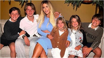 Wanda Nara junto a sus