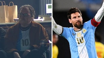 Charly García acompañó a Lionel Messi en su despedida de la selección argentina desde un palco