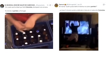 Memes tras partido Colombia-Portugal - crédito X