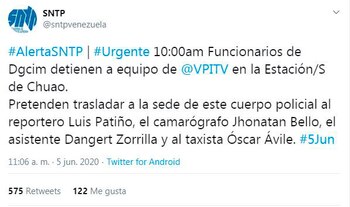 Alerta SNTP