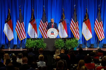 Trump se mostró desafiante en