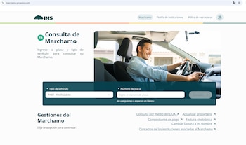 El INS reporta 1.943.587 derechos de circulación pendientes de pago para este período y la mora también genera intereses y recargos por rubro (Portal oficial INS)