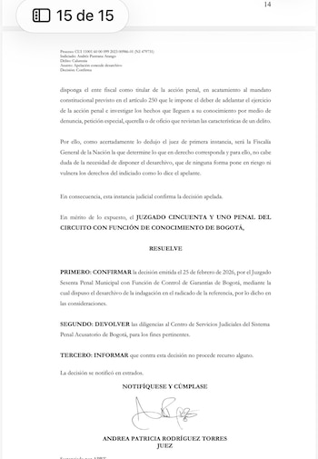 La decisión también incorporó como “pruebas nuevas” una serie de publicaciones adicionales del exmandatario entre mayo y septiembre de 2025 - crédito suministrado