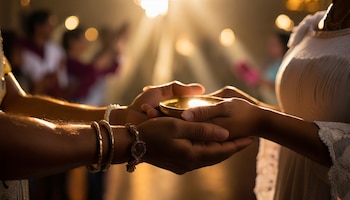 Esta emotiva imagen muestra elementos